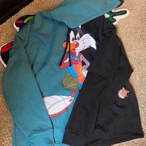 FOREVER 21 SPACE JAM GRAPHIC HOODIE
